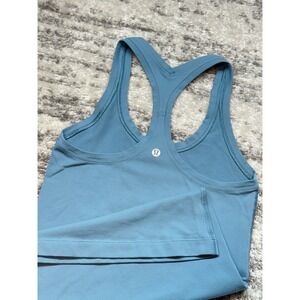 Lululemon Tank Top Womens 0/2 Blue Cool Racerback Yoga Athletic
